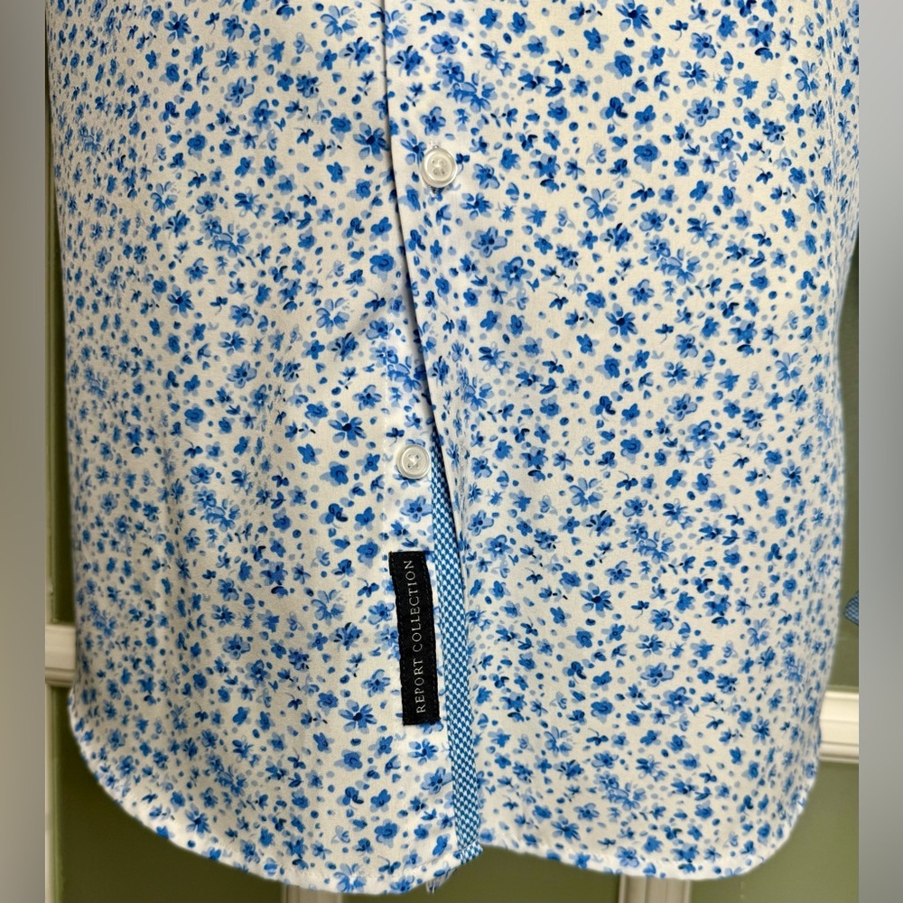 REPORT COLLECTION Floral Button Down Shirt - Picture 4 of 6